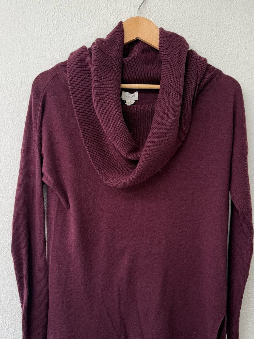 Caslon Plum Cowl Neck Sweater